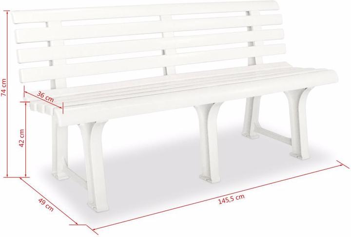 Produktbild vidaXL Gartenbank