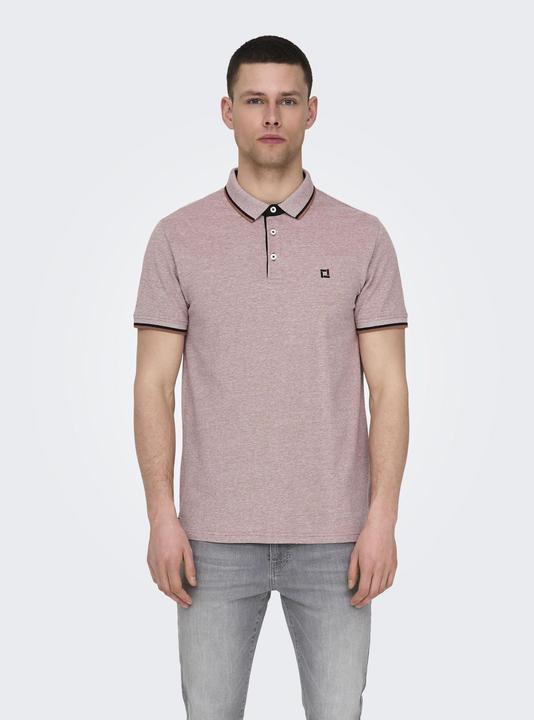 Produktbild Only & Sons Normal geschnitten Polokragen Poloshirt Polo (L)