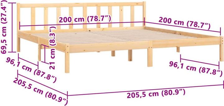 Actual product image vidaXL Tiziana (200 x 200 cm)