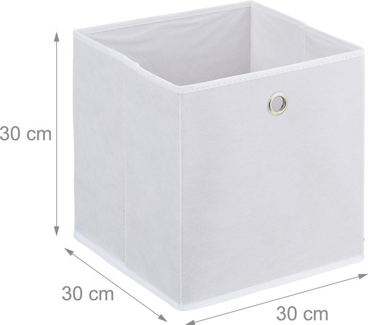 Image du produit Relaxdays 4x boîte de rangement (30 x 30 x 30 x 30 cm, 8.71 l)