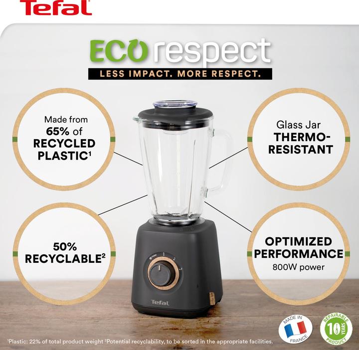 Produktbild Tefal BL 46 EN 38 Eco Respect Standmixer (800 W)
