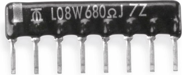 Produktbild Tancap TECHNOLOGY Widerstands-Netzwerk, 9P/8R, SIP, 10 kΩ 2%