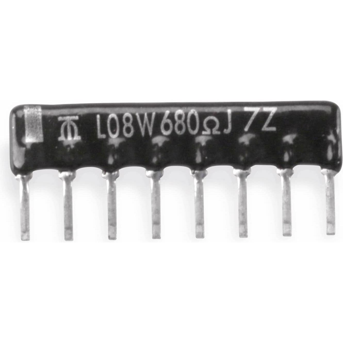 Tancap TECHNOLOGY Widerstands-Netzwerk, 9P/8R, SIP, 10 kΩ 2%, Widerstand