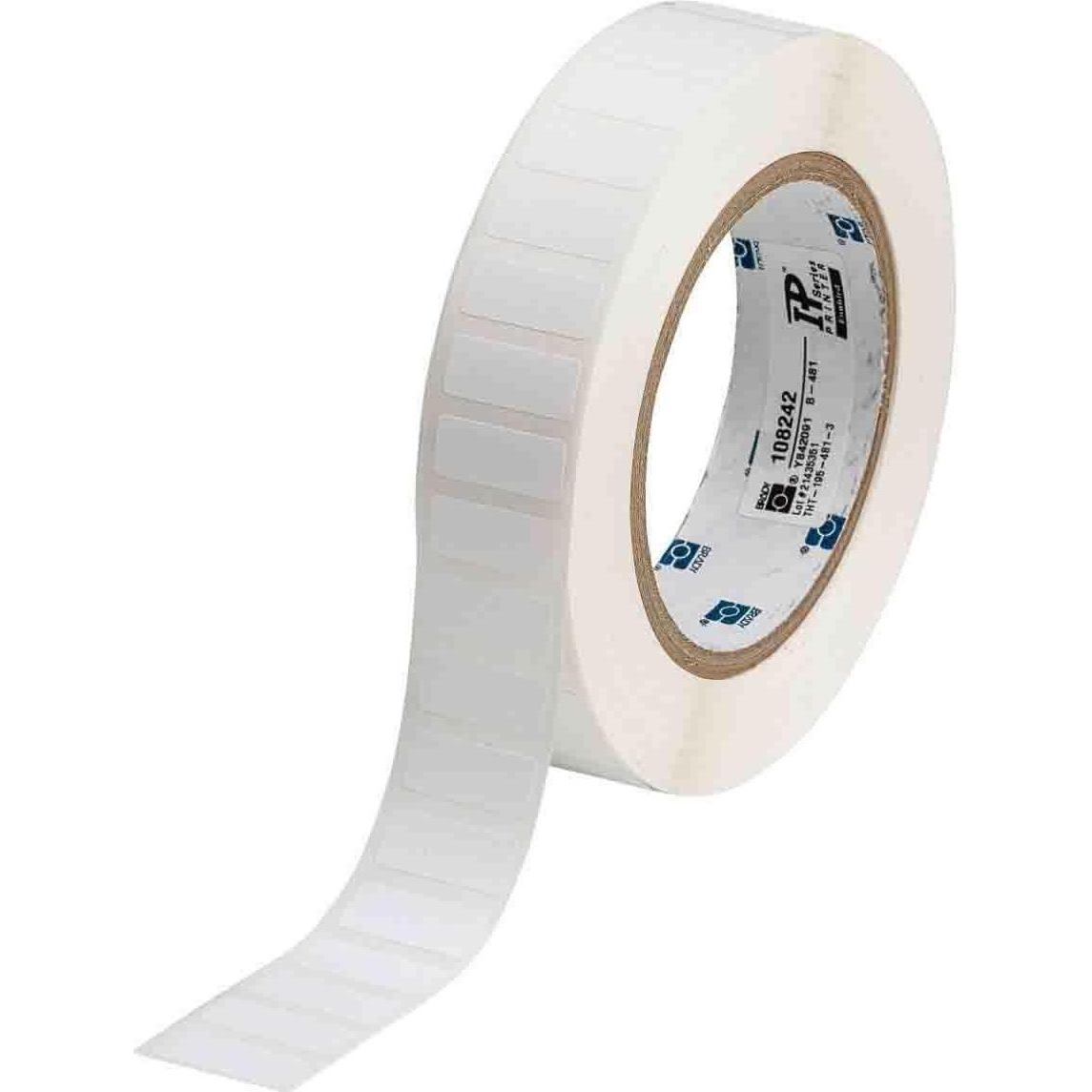Brady, Etiketten, THT-195-481-3, Polyester, Weiss, matt, 22.86 x 9.53 mm, permanent (3000 E.)