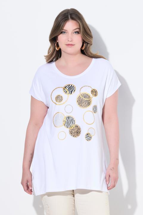 Produktbild Miamoda T-Shirt, A-Linie, Kreise mit Glitzer (48)