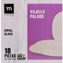 Actual product image La Mer dinnerware 18 pieces quadratic opal palaos md (18 Piece)