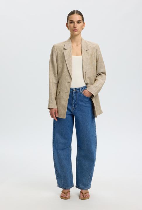 Produktbild Selected Mid Waist Barrel Fit Jeans (27)
