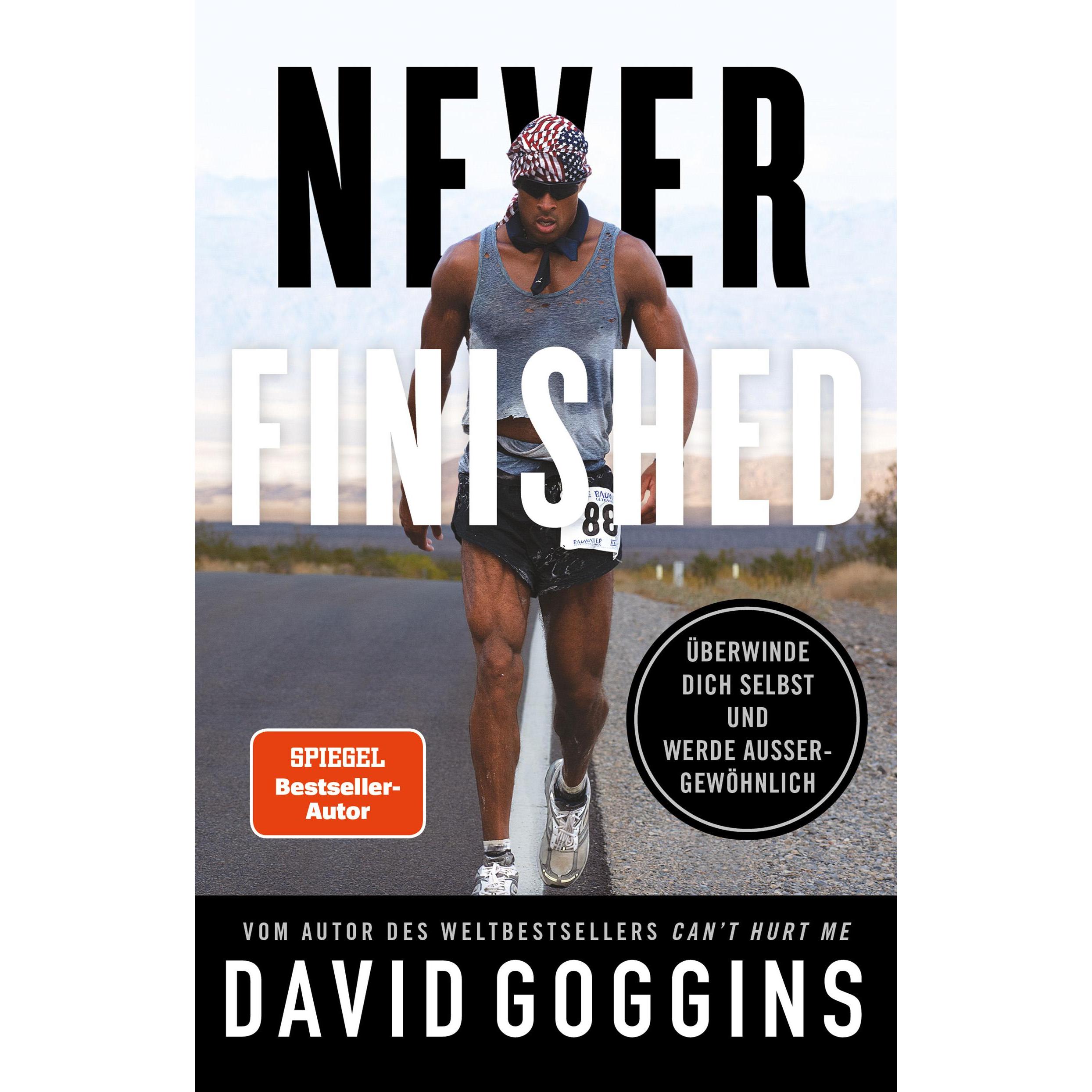 Never Finished, Fachbücher von David Goggins, Peter Peschke, Mark Bergmann
