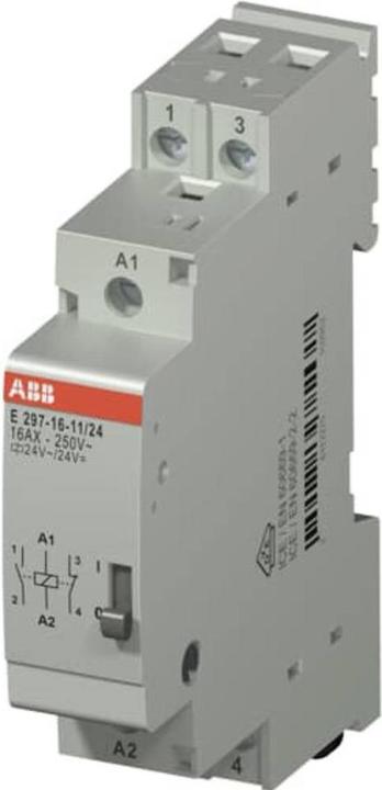 Produktbild ABB Installationsrelais Spule 24 VAC/24VDC, 16 A, 1 NC+ 1 NO E297-16-11/24