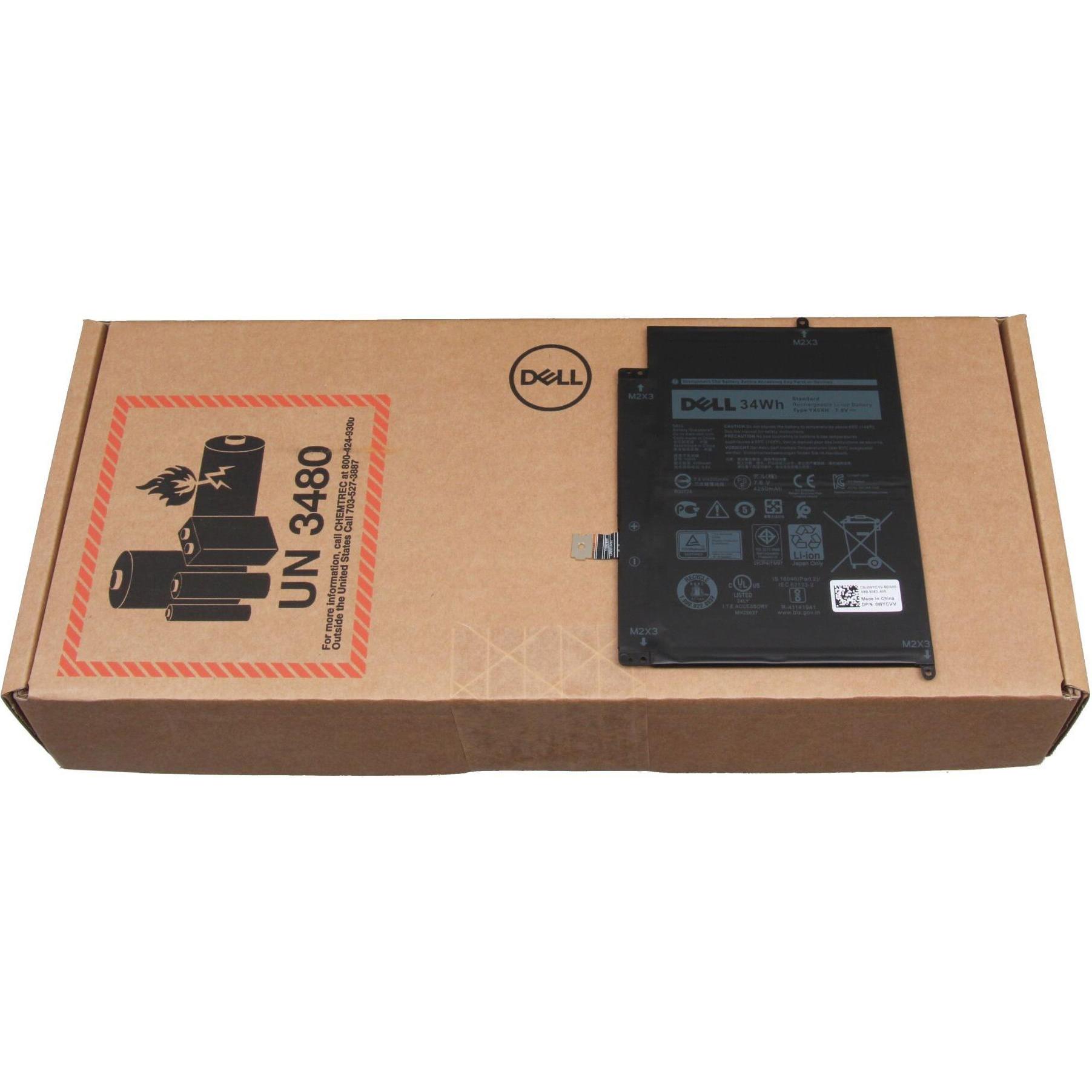 Dell C668F (2 Zellen, 4250 mAh), Notebook Akku