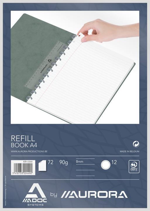 Image du produit Adoc Papier de remplacement Pap-Ex (A4, À rayures)