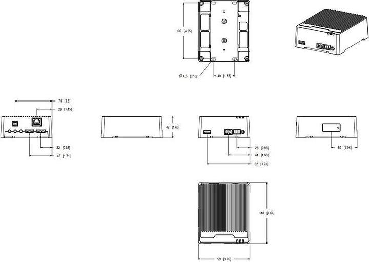 Productafbeelding Axis D3110 MK II CONNECTIVITY (Netwerk Video Recorder (NVR))