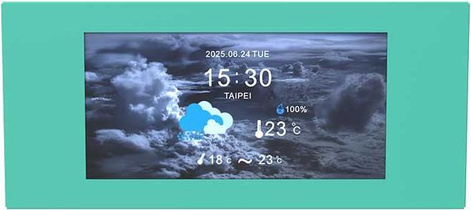 Actual product image Thermaltake "6.0inch LCD Panel Kit for View 600 TG Mint Strawberry"