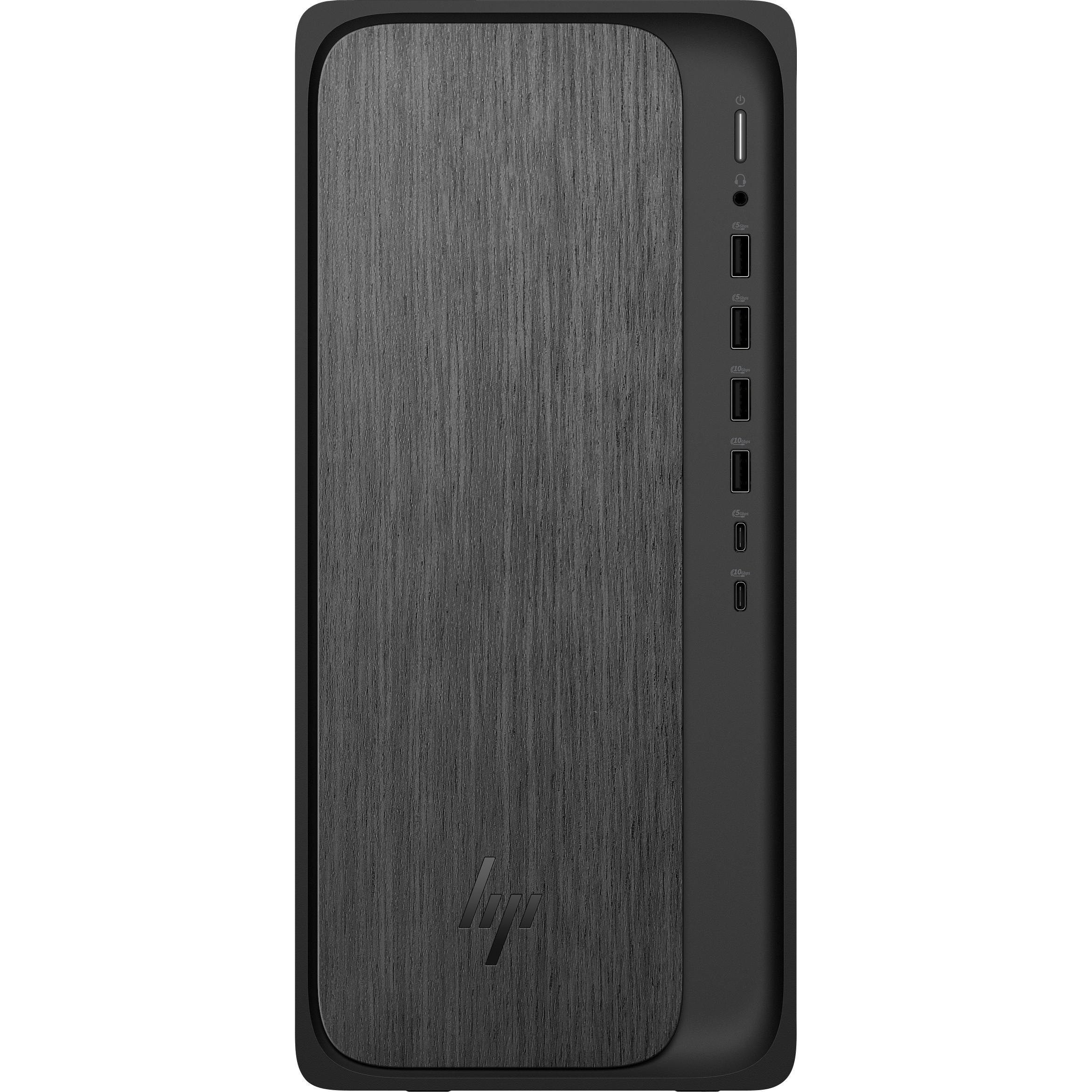 HP M02-0035nd PC (AMD Ryzen 7 8700F, 16 GB, 512 GB, AMD Radeon Graphics), PC, Grau, Schwarz