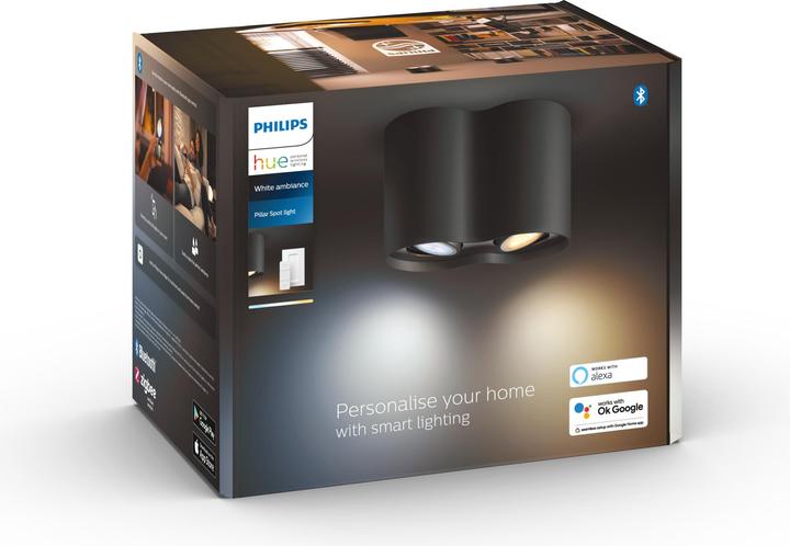 Actual product image Philips Hue Pillar Base BT (700 lm, GU10)
