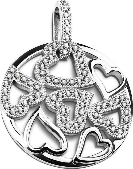 Immagine prodotto Star Piercing Ciondolo d'argento rotondo con cuori (Acciaio chirurgico 316L, senza ottone)