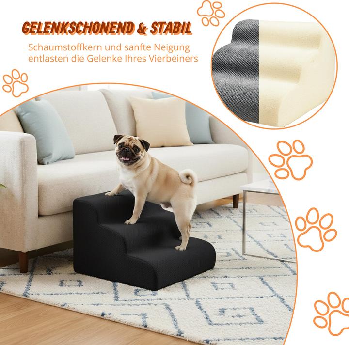 Actual product image Relaxdays dog steps (Cat, Dog, Washable)