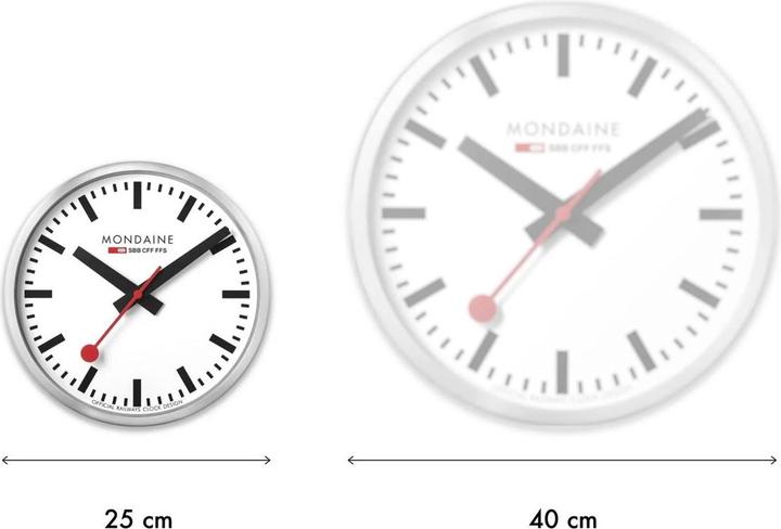 Actual product image Mondaine Clock (25 cm)