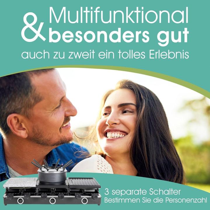 Produktbild Luteo Raclettegrill mit Fonduetopf