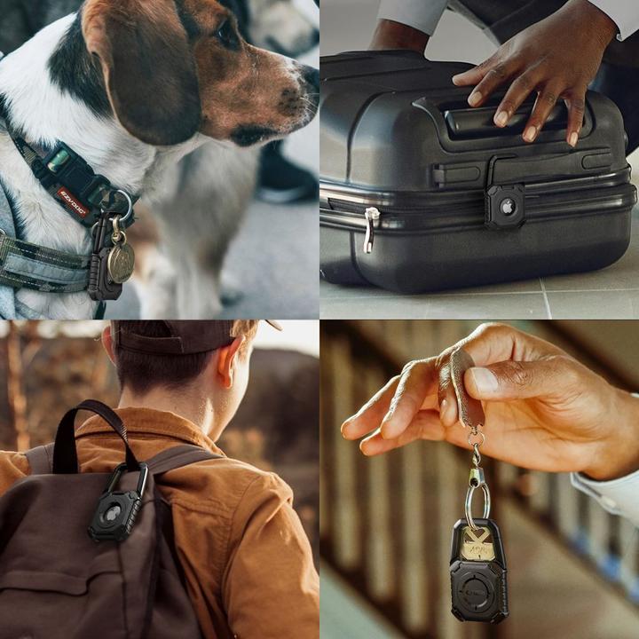 Produktbild Tech-Protect Kevlar-Hülle für Apple AirTag 1/2 – Schwarz