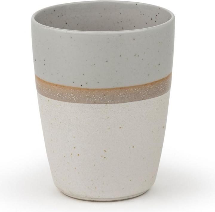 Actual product image Bredemeijer 1x4 Mugs Sven 200ml Tassen Steingut Streifen 147080 (200 ml, 4 x)