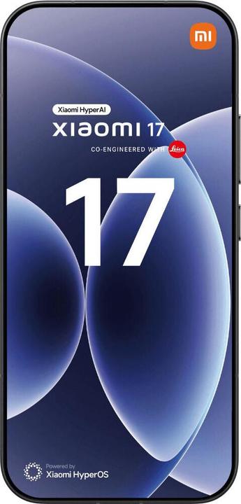 Produktbild Xiaomi 17 (256 GB, Black, Schwarz, 6.30", Dual SIM, 5G)