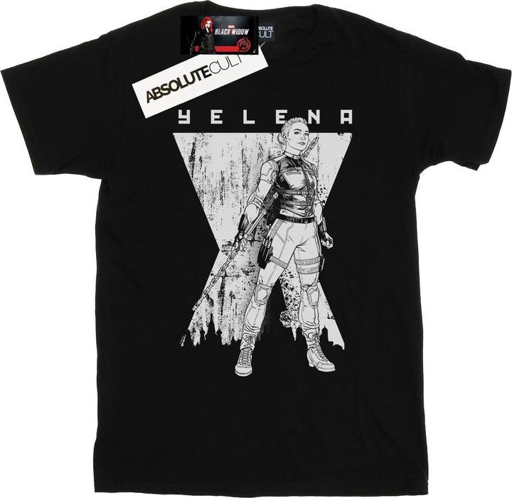Produktbild Black Widow Film Yelena Romanoff Mono Baumwolle Boyfriend TShirt (3XL)