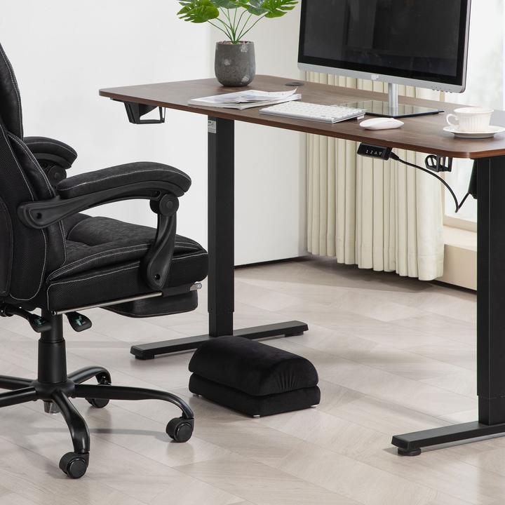 Actual product image Homcom Fussstütze Polyester Schwarz