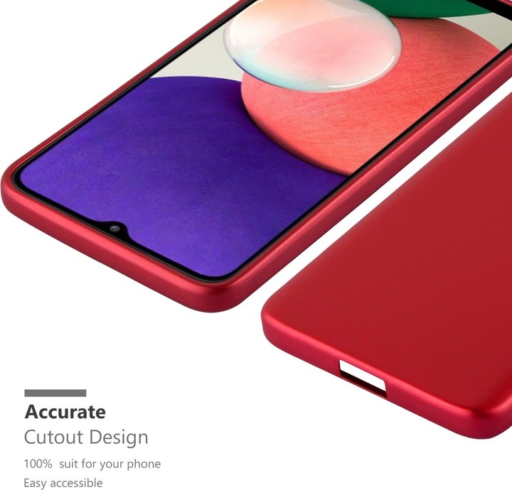 Produktbild Cadorabo TPU Matt Metallic Hülle (Samsung Galaxy A22 5G)