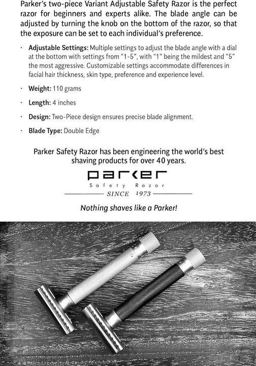 Image du produit Parker Pen Variabler Doppelklingensicherheitsrasierer