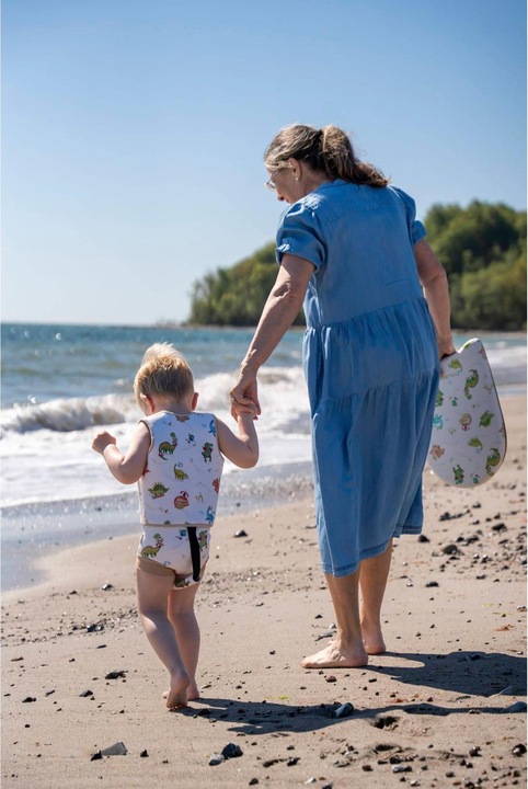 Image du produit Filibabba Schwimmlernweste 1-2 Jahre - Dino Beach (11 - 15 kg)
