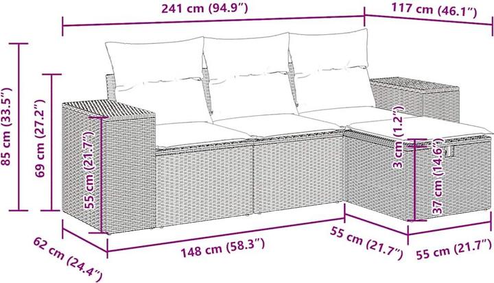 Produktbild vidaXL Kaia