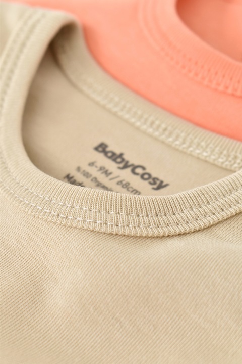 Actual product image BabyCosy 2 Pcs Short sleeved Body (68)