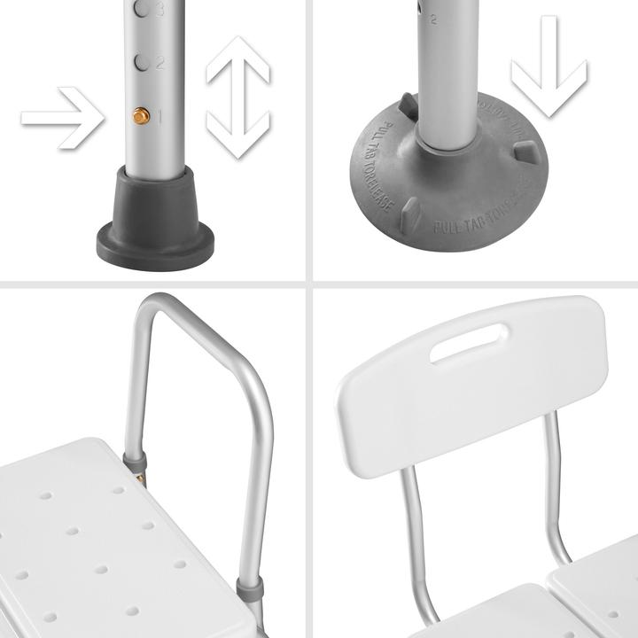Produktbild tectake Duschbank (130 kg)