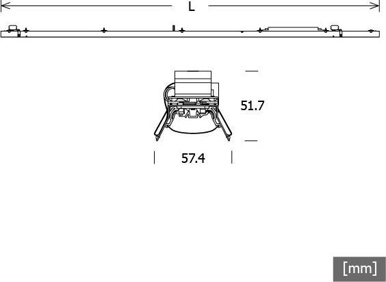 Actual product image LTS LED light insert (3630 lm)