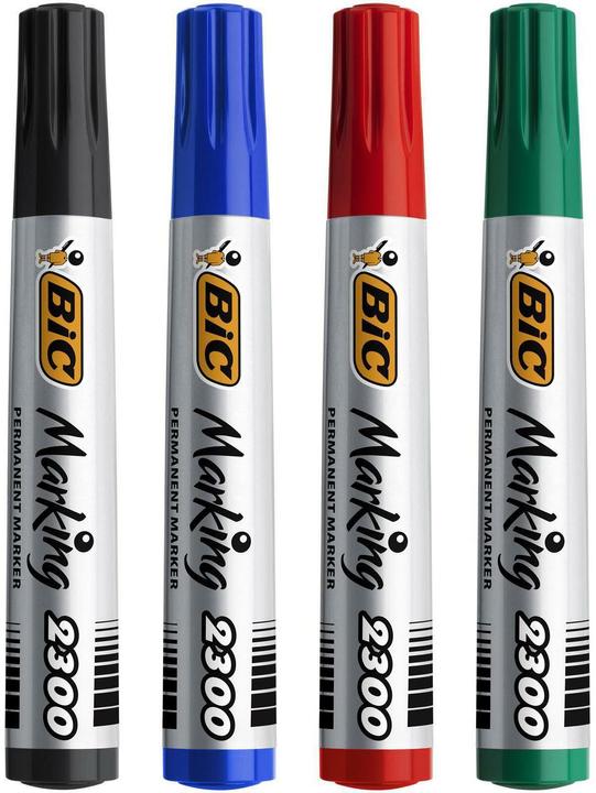 Image du produit Bic Marqueur permanent Making 2300 ECOlutions 4 pièces (Multicolore, 5.50 mm, 4 x)