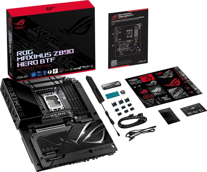 Immagine prodotto ASUS Rog Maximus Z890 Hero Btf (LGA 1851, Intel Z890, ATX)
