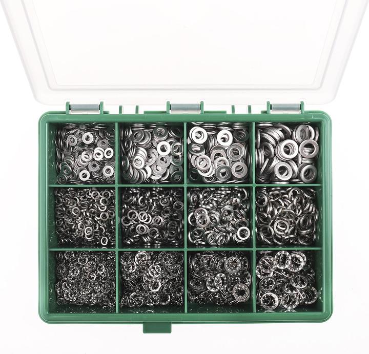 Produktbild RS PRO Scheibensortiment A4 DIN 125A 7980 6798 (M3, M4, M5, M6)