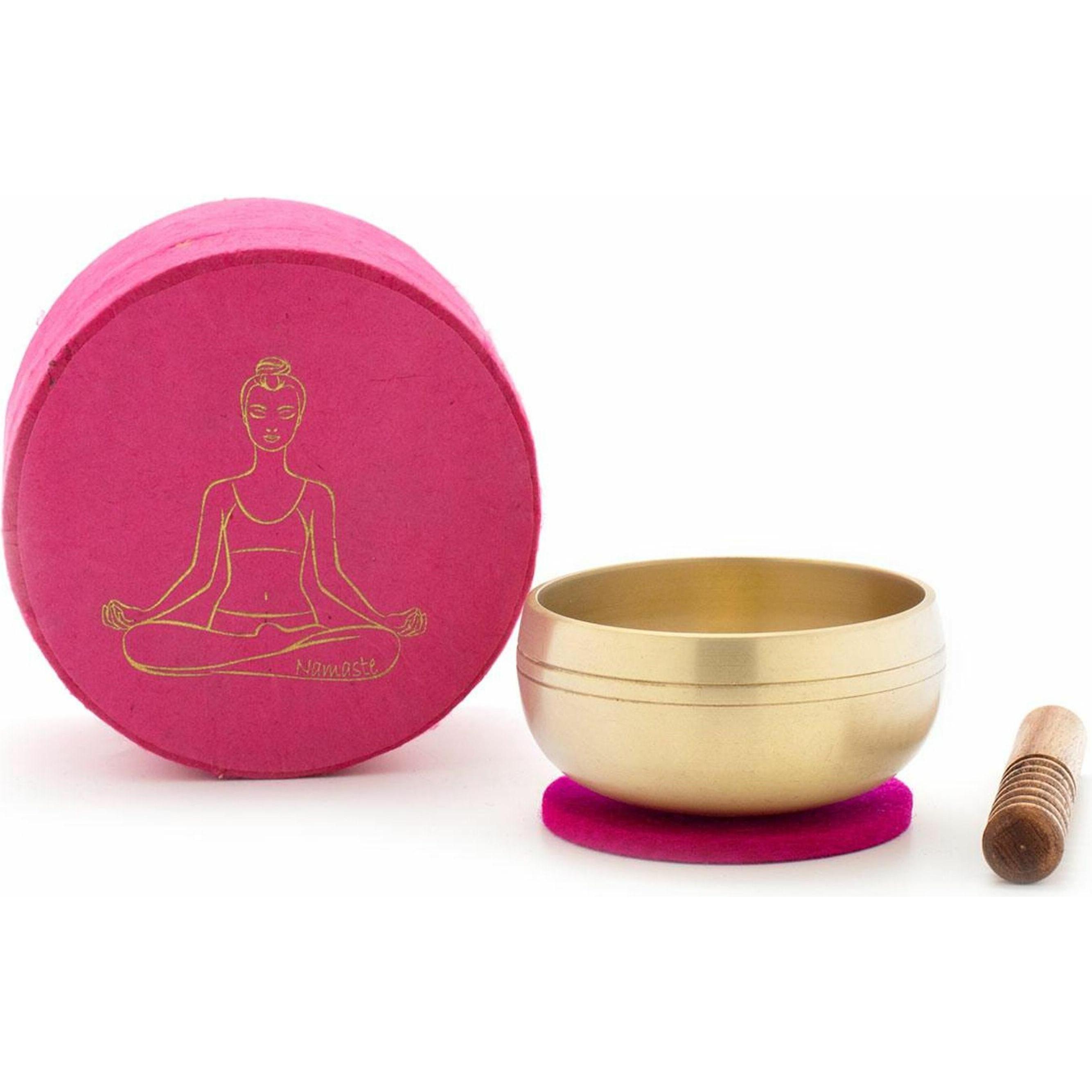 Klangschalen-Center Klangschalen-Set in Box pink YOGA (Klangschale) (B082PQKBGF)