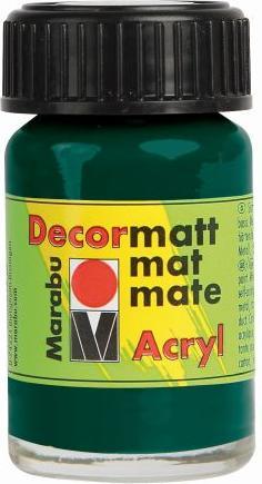 Image du produit Marabu Decormatt Acrylique 15 ml en pot vert sapin