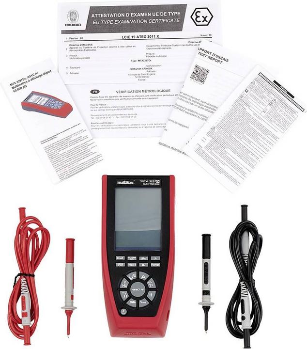 Actual product image Metrix MTX 3297Ex Hand-held multimeter digital Ex-protected CAT III 1000 V, CAT IV 6 (CAT III 1000V, CAT IV 600V)