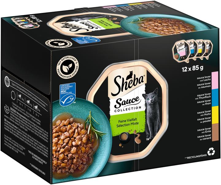 Produktbild Sheba Mp Sauce Lover (12 Stk., 1020 g)