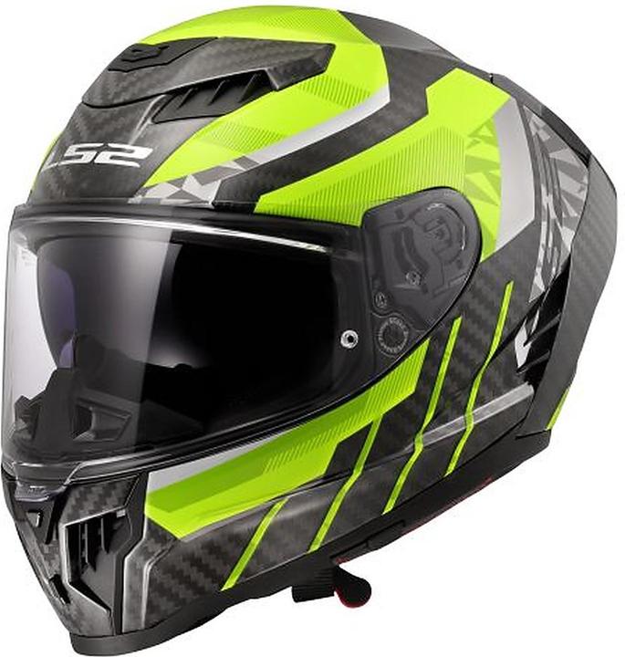 Produktbild LS2 OF807 DRAGON CARBON TRAX Integralhelm (M)