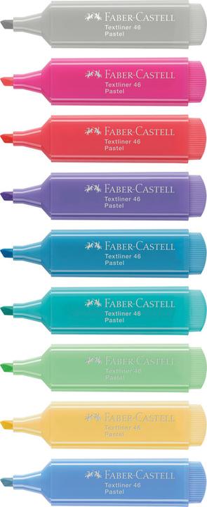 Produktbild Faber-Castell Textmarker 46 Pastel (Sortiert, 5 mm, 1 x)