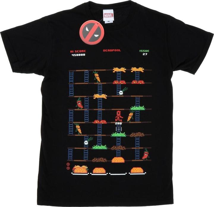 Image du produit - T-shirt DEADPOOL RETRO GAME - Homme (XXL)