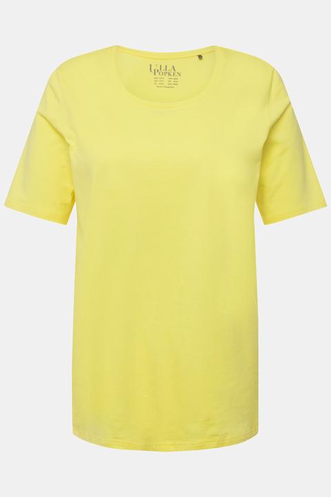 Actual product image Ulla Popken Essential Round Neck Stretch Tee (54)