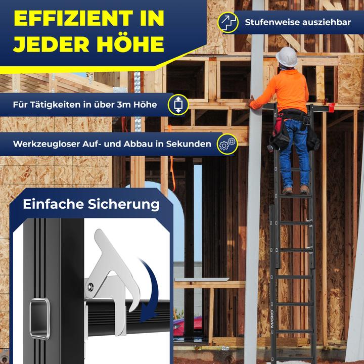 Actual product image Masko Baugerüst (Single ladder)