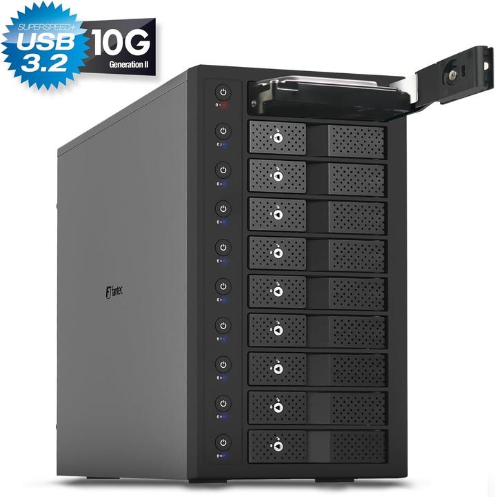 Fantec MB-X10U31H 10x 3,5 Gehäuse (3.5")