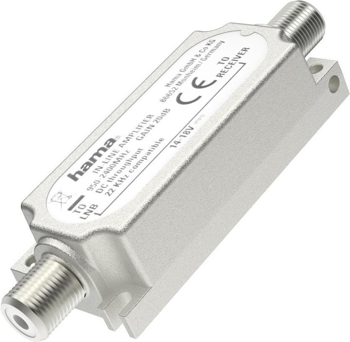 Produktbild Hama SAT-Inline-Verstärker, 20 dB (20 dB)