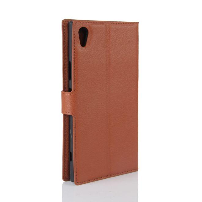 Produktbild MU Classic Hülle aus Leder mit Litchitextur (Sony Xperia XA1 Ultra)